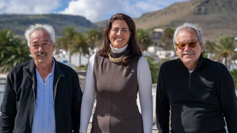 Foto: Evelia García, José Torres Stinga y Fernando Fontes