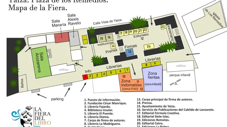 Plano de la Fiera del Libro