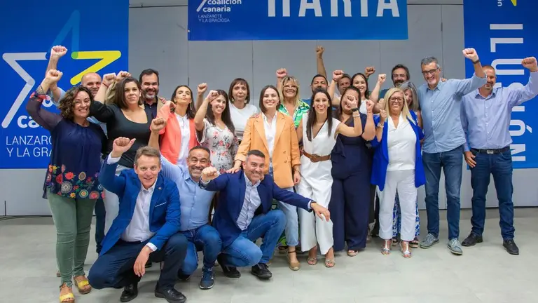 Presentación de candidatos de CC en Haría