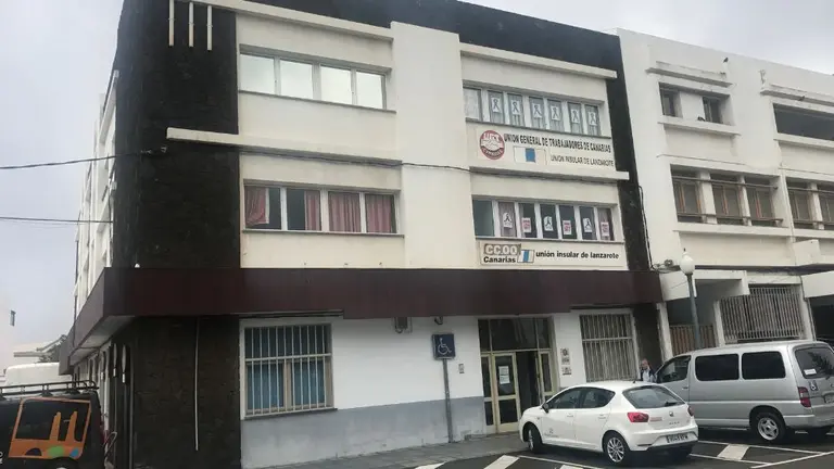 Edificio de los sindicatos en Arrecife