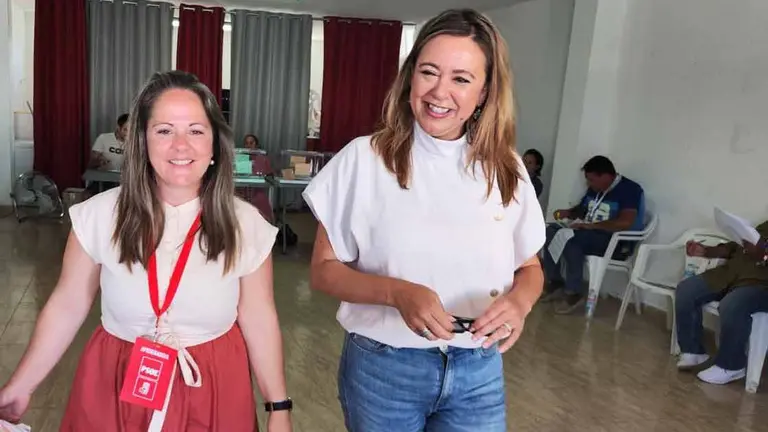 28M elecciones 2023, Loli Corujo y Carmen Guadalupe, PSOE