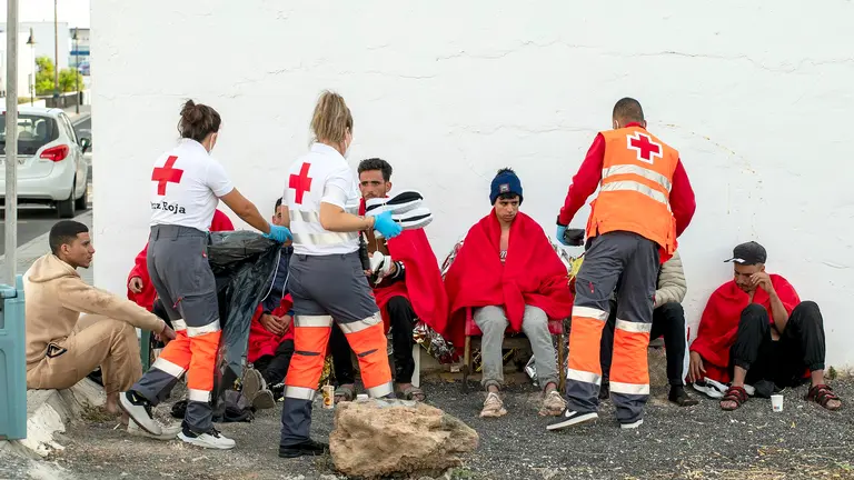 Patera llegada el lunes, 5 de junio, a las costas de Lanzarote