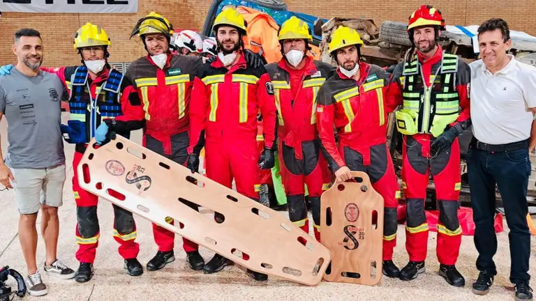 <p>Bomberos del Consorcio de Seguridad y Emergencias de Lanzarote</p>
