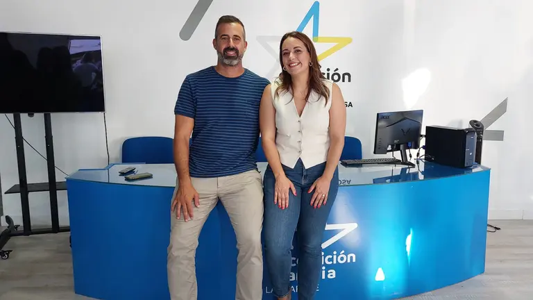 Emilio Machín y Cristina Calero