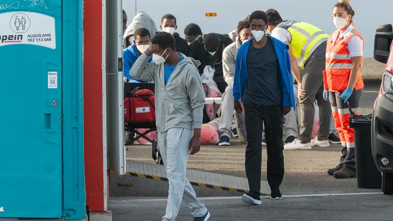 Patera llegada el lunes 26 de junio de 2023 a Lanzarote