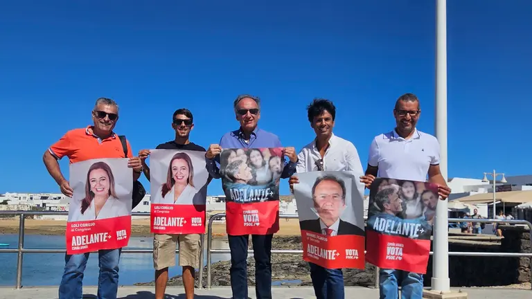 Manuel Fajardo Palarea (PSOE) en La Graciosa.