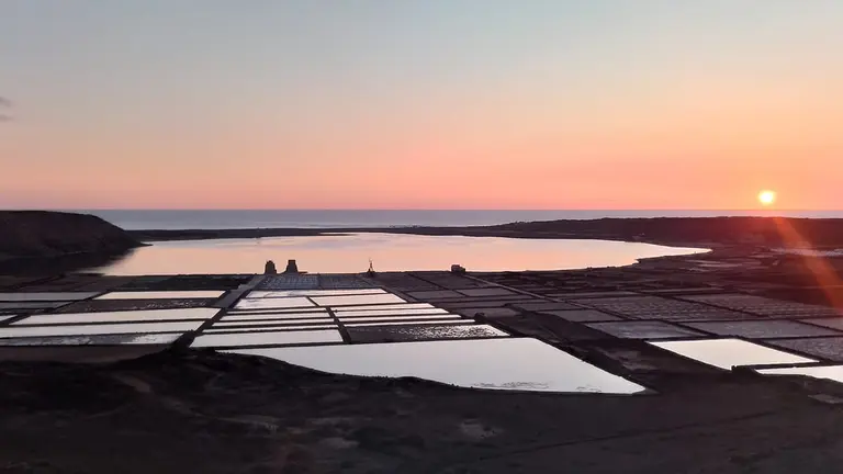 Salinas de Janubio, una de las ZEPA de Lanzarote.