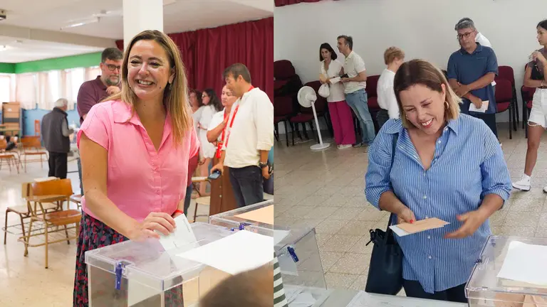 Loli Corujo y Astrid Pérez