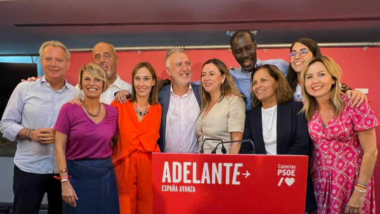 Loli Corujo en la comparecencia tras ganar las elecciones al Congreso