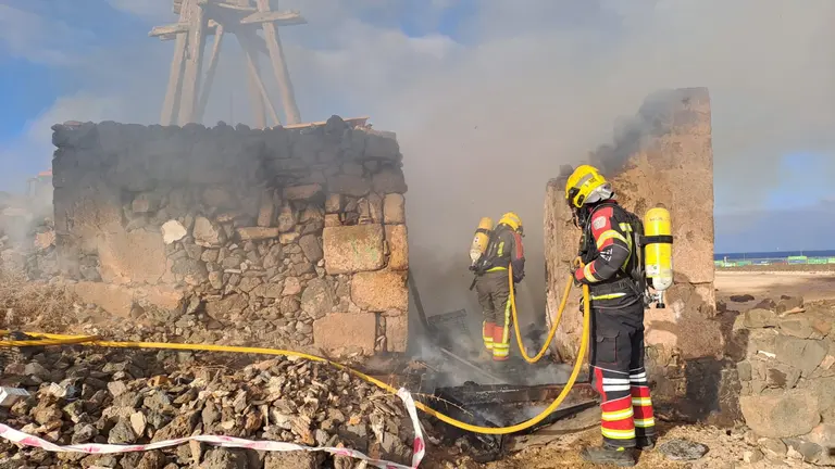 Incendio molino Naos.