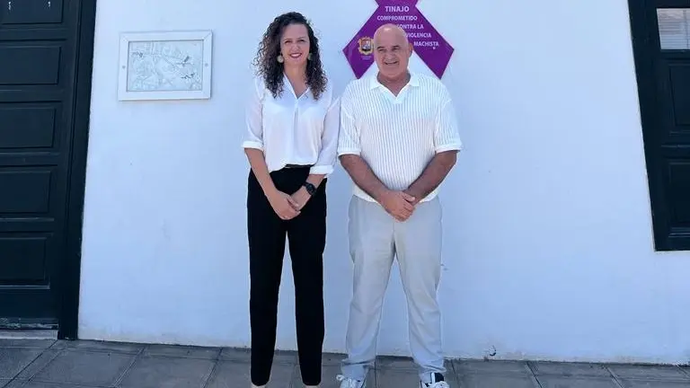 Begoña Hernández y Manuel Toribio Bernal, concejales del PSOE.