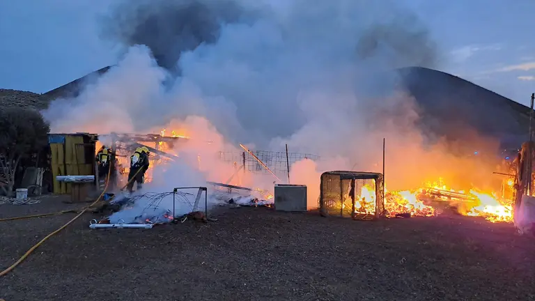 Imagen del incendio.