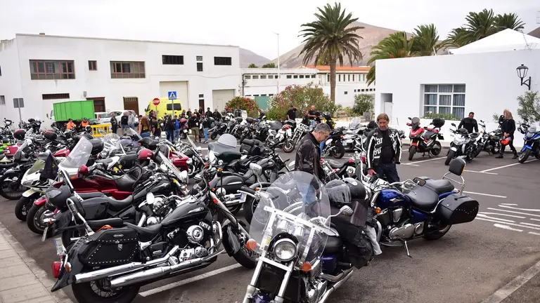 Encuentro de moteros de Lanzarote.