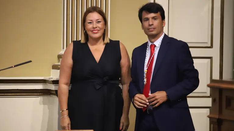 Marcos Bergaz y Astrid Pérez.