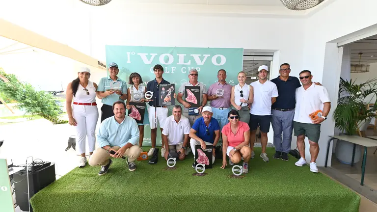I Volvo Golf Cup, entrega de trofeos.