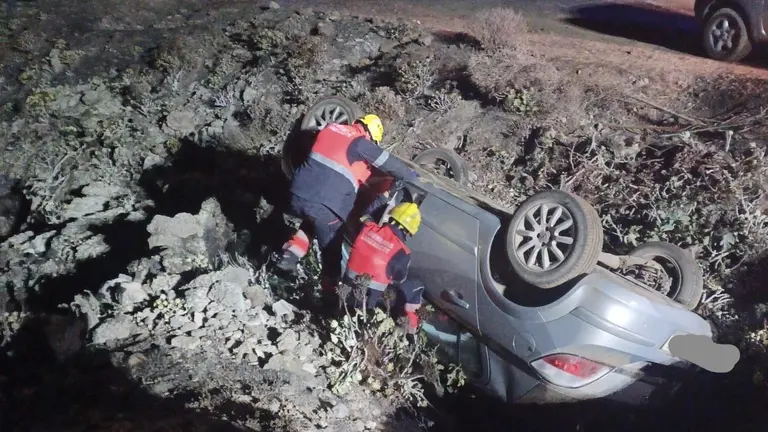 Vuelvo vehículo en Mancha Blanca