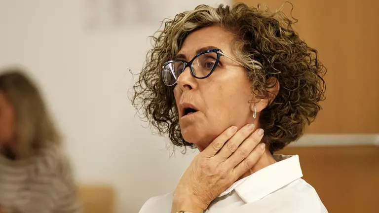 María Isabel Déniz durante el juicio del Caso Jable. EFE.