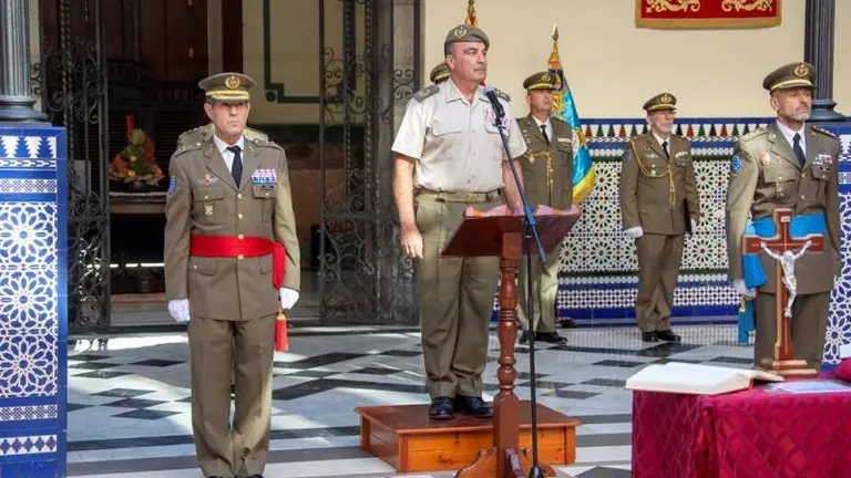 Momento del acto de toma de posesión.
