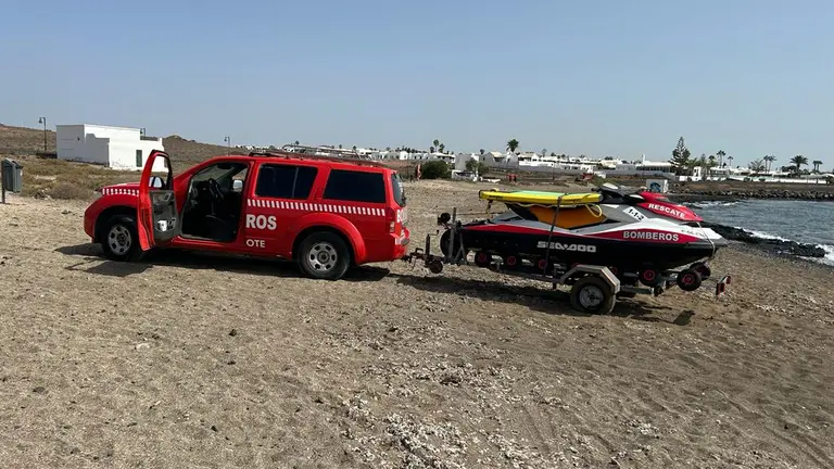 Rescate en la zona de Guacimeta