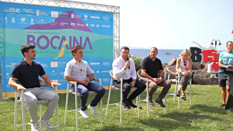Presentación de la travesía a nado la Bocayna.
