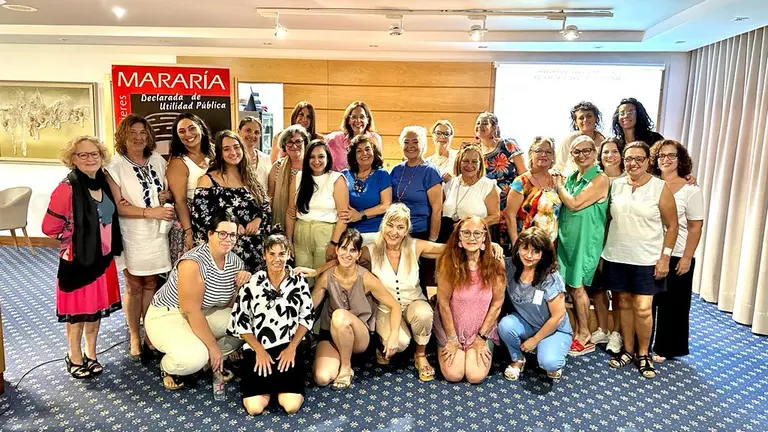 Foto de familia de las jornadas de Mararía.