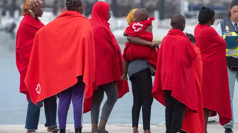 Personas migrantes. EFE, Carlos de Saá.