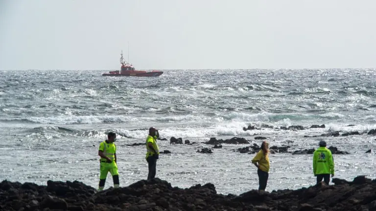 Imagen del rescate del naufragio.