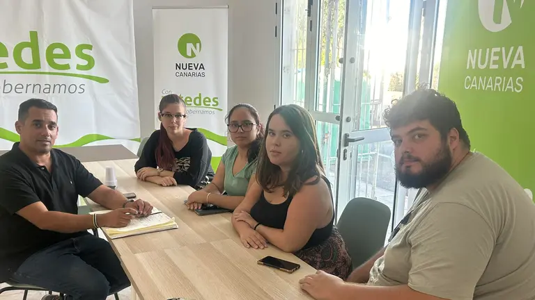 Reunión con los alumnos de Enfermería de Lanzarote.