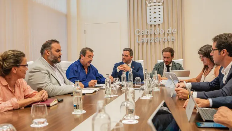 Visita del consejero de Transición Ecológica a Lanzarote.