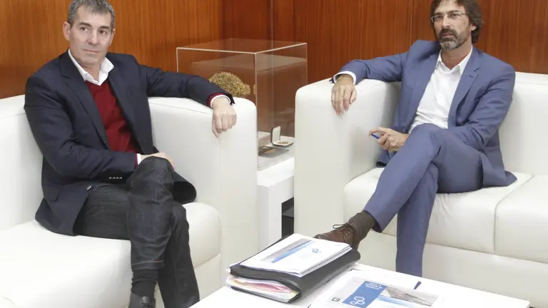 Pedro San Ginés y Fernando Clavijo.