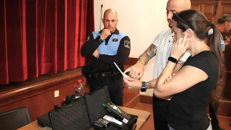 Formación de policías.