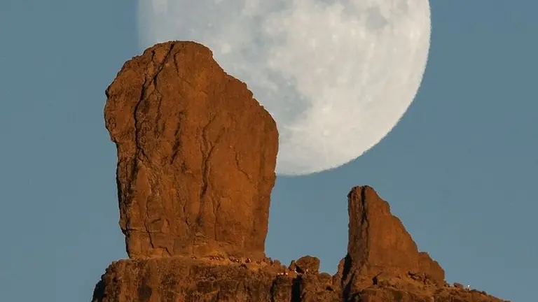El Roque Nublo fotografiado por Juan Méndez.
