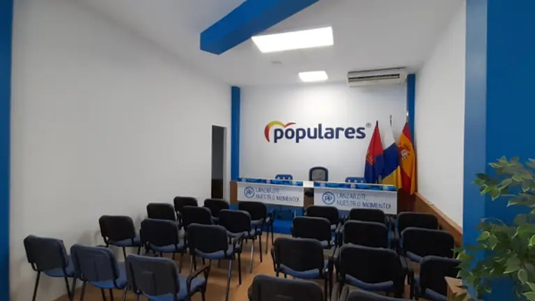 Sede del PP en Arrecife.