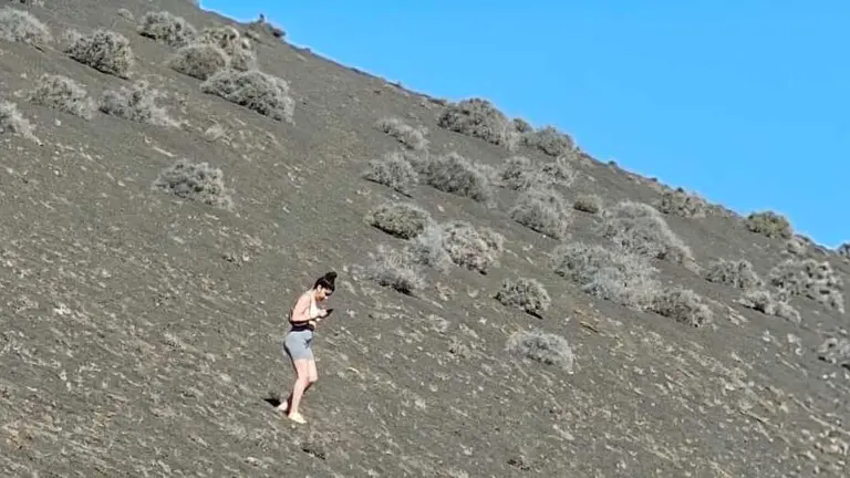 Invasión de espacio natural en El Golfo.