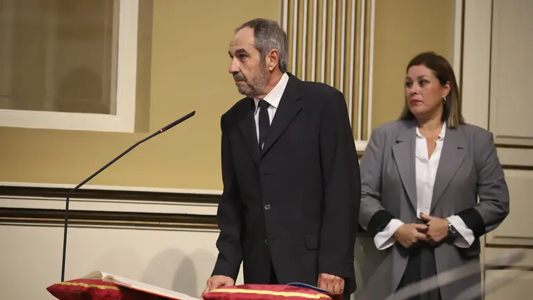 Rafael Nogales en el acto de toma de posesión del cargo.