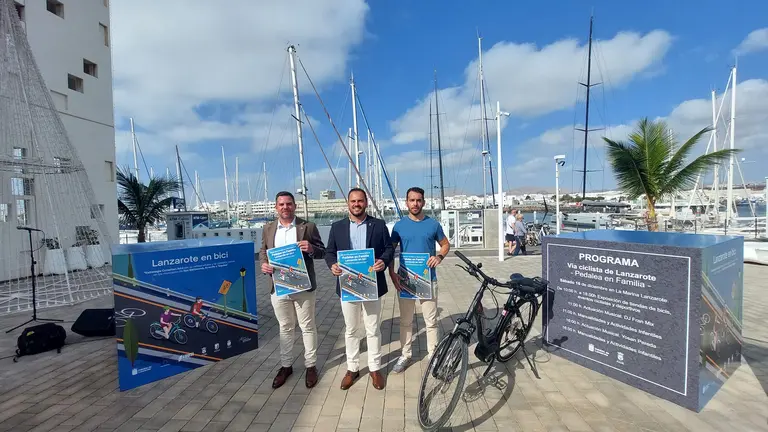 Presentación de 'Pedalea en familia', iniciativa a desarrollar en Arrecife.