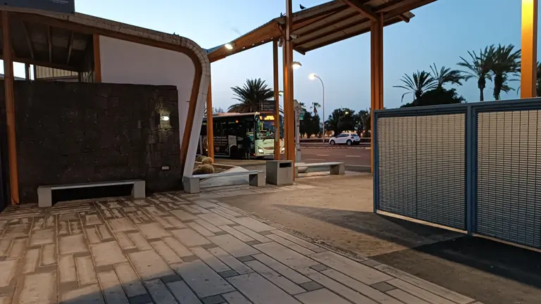 Intercambiador de Guaguas de Arrecife.