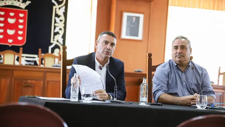 Oswaldo Betancort y Ángel Vázquez.