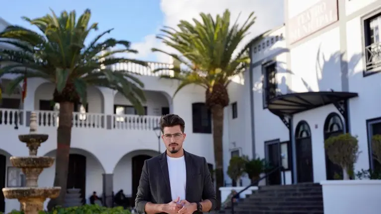 Portavoz municipal del PP en San Bartolomé, Jeziel Martín.