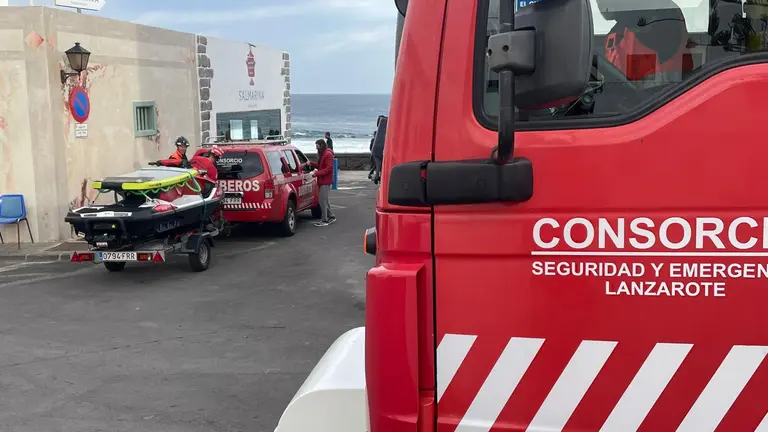 Rescata de Emergencias en La Santa.