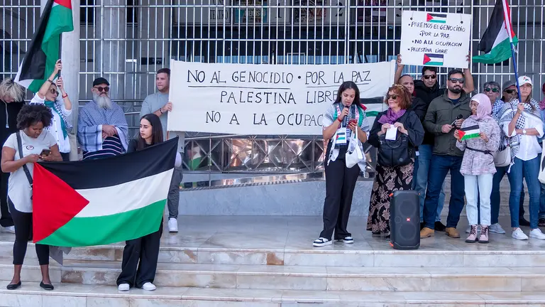 Concentración por Palestina. Imagen de archivo.