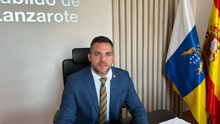 El representante de Puertos Canarios del Cabildo de Lanzarote, Jacobo Medina.