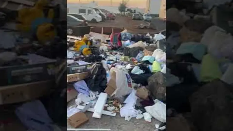 Basura en Argana Alta.