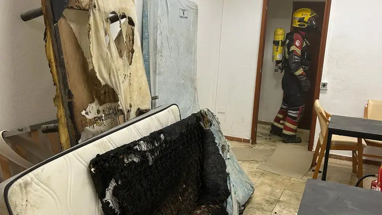 Incendio en el centro de menores de Arrecife.