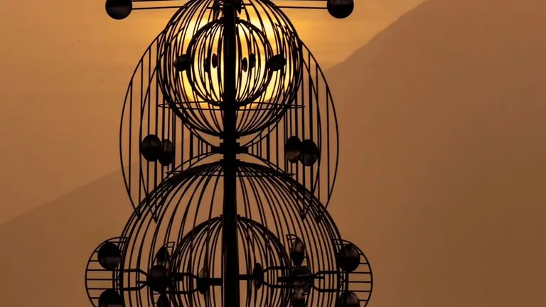 Fotografía de Juan Méndez al juguete del viento.