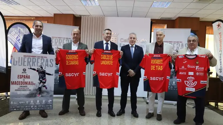 Presentación partido clasificatorio de la selección absoluta femenina de balonmano&nbsp;