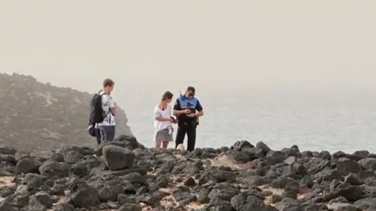 Hombre accidentado en Los Charcones