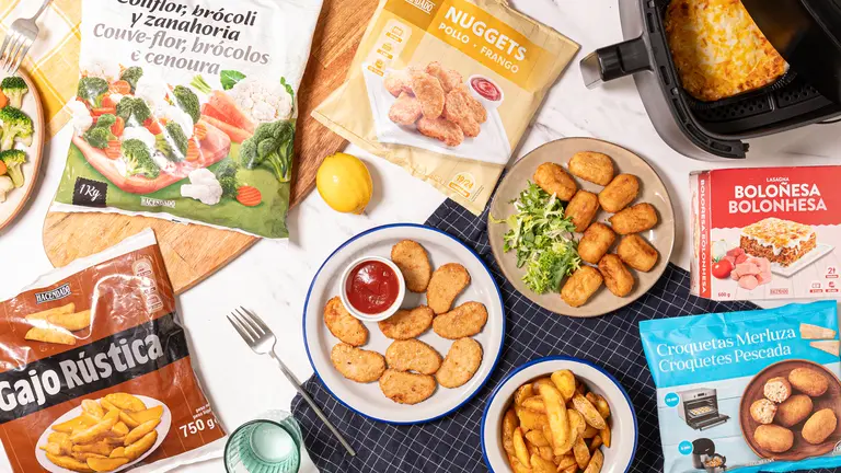 Productos aptos para freidora de aire.