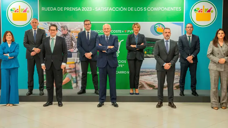 Juan Roig y miembros del Comité de Dirección de Mercadona.
