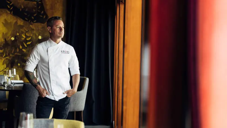 Víctor Planas en Kaori Fusion Restaurant.